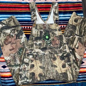 Kids John Deere Camo Bib Overalls